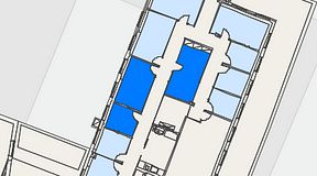 
							Planritning för Regus Östermalmstorg, 3 privata rum, 34 m²