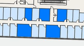 
							Planritning för Regus Mariestad, 5 privata rum, 101 m²