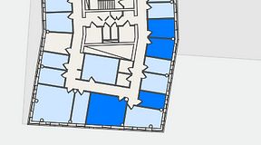 
							Planritning för Regus Hyllie Stationstorg 31, 4 privata rum, 48 m²