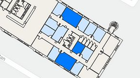 
							Planritning för Convendum Sundbyberg, 3 privata rum, 80 m²