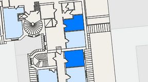 
							Planritning för KG10 Kungsgatan 8, 2 privata rum, 22 m²