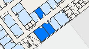 
							Planritning för Convendum Avenyn, 3 privata rum, 37 m²