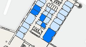 
							Planritning för Convendum Sundbyberg, 5 privata rum, 92 m²