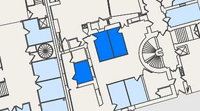
							Planritning för Entreprenörsgatan Hasselbladshuset, 3 privata rum, 24 m²