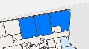 
							Planritning för Mindpark Järntorget, 3 privata rum, 117 m²