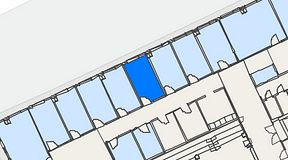 
							Planritning för United Spaces Waterfront Klarabergsviadukten, 1 privata rum, 12 m²