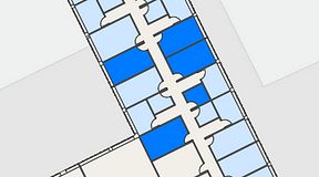 
							Planritning för Regus Rotsunda, 5 privata rum, 67 m²