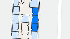 
							Planritning för Regus Triangeln Station, 3 privata rum, 32 m²