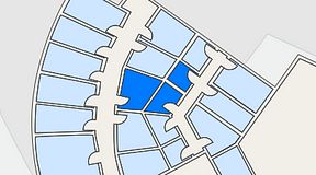 
							Planritning för Quick Office Bromma Blocks, 3 privata rum, 18 m²