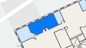
							Planritning för iOffice Vasagatan 10, 2 privata rum, 41 m²