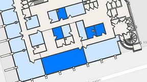 
							Planritning för United Spaces Östra Hamngatan, 5 privata rum, 94 m²