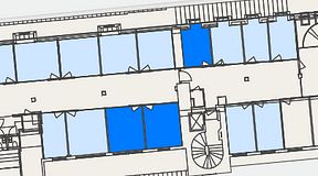 
							Planritning för Convendum Kungsgatan 9, 3 privata rum, 32 m²