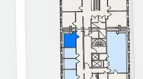 
							Planritning för Flexiwork Kollektivet, 1 privata rum, 10 m²