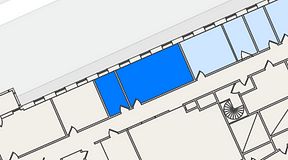 Planritning för iOffice Vasagatan 10, 2 privata rum, 40 m²