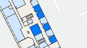 
							Planritning för The Works Västra Järnvägsgatan, 5 privata rum, 104 m²