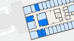 
							Planritning för Regus Lidingö, 5 privata rum, 65 m²