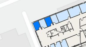 
							Planritning för Workopolis, 2 privata rum, 17 m²