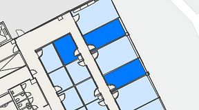 
							Planritning för Convendum Vasagatan 16, 3 privata rum, 43 m²