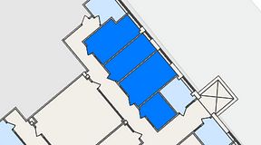 Planritning för Regus Hagsätra, 4 privata rum, 50 m²