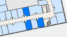 
							Planritning för Regus Gustav III:s Boulevard 34, 3 privata rum, 33 m²