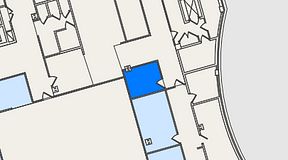 
							Planritning för United Spaces Östra Hamngatan, 1 privata rum, 13 m²