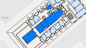 
							Planritning för Spaces Gamla Stan, 5 privata rum, 132 m²