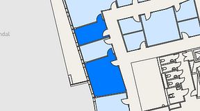 
							Planritning för Mindpark Mölndal, 2 privata rum, 39 m²