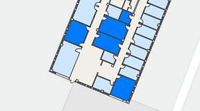 
							Planritning för Växthuset Jägershillgatan, 5 privata rum, 84 m²