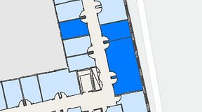 
							Planritning för Regus Gustav III:s Boulevard 34, 2 privata rum, 53 m²