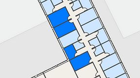
							Planritning för Regus Rotsunda, 4 privata rum, 60 m²