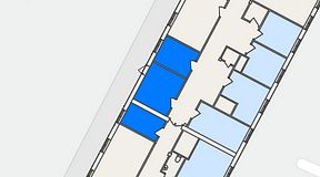 
							Planritning för SFL 7, 3 privata rum, 34 m²