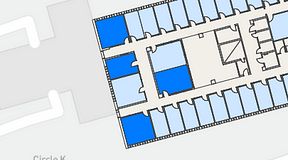 
							Planritning för Regus Lidingö, 4 privata rum, 75 m²