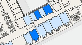 
							Planritning för 7A Posthuset, Vasagatan 28, 3 privata rum, 42 m²