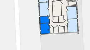 
							Planritning för Quick Office Malmö C, 2 privata rum, 23 m²