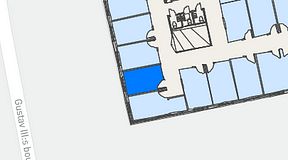 
							Planritning för Regus Gustav III:s Boulevard 34, 1 privata rum, 10 m²