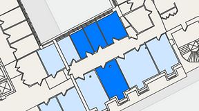 
							Planritning för 7A Posthuset, Vasagatan 28, 4 privata rum, 56 m²