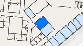 
							Planritning för Spaces Helsingborg Väla, 1 privata rum, 17 m²