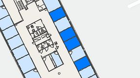 
							Planritning för Convendum Västra Järnvägsgatan 3, 4 privata rum, 40 m²