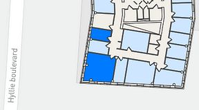 
							Planritning för Regus Hyllie Stationstorg 31, 2 privata rum, 34 m²