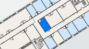 
							Planritning för Regus Kistagången 20b, 1 privata rum, 11 m²