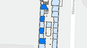 
							Planritning för Regus Triangeln Station, 4 privata rum, 52 m²