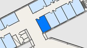 
							Planritning för Convendum Spårvagnshallarna, 1 privata rum, 16 m²