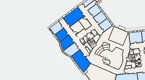 
							Planritning för Regus Saltsjö-Boo, 4 privata rum, 66 m²