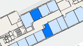 
							Planritning för DG97 Drottninggatan 97, 2 privata rum, 21 m²