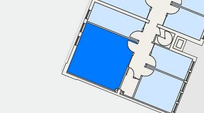 
							Planritning för C/O Tyresö, 1 privata rum, 29 m²