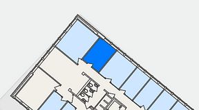 
							Planritning för FASTOFFICE Lidingö Torsvik, 1 privata rum, 13 m²