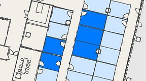 Planritning för Convendum Fleminggatan 18, 5 privata rum, 69 m²