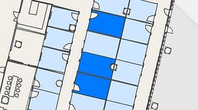 
							Planritning för Convendum Fleminggatan 18, 3 privata rum, 45 m²