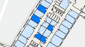 
							Planritning för Convendum Sundbyberg, 5 privata rum, 54 m²