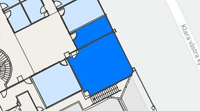 
							Planritning för Convendum Vasagatan 16, 2 privata rum, 71 m²